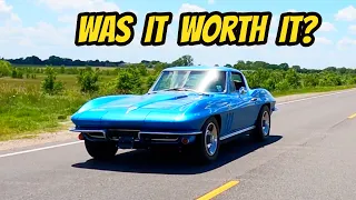 My 1966 Chevy Corvette 427 Coupe is FINALLY FINISHED (Totaling up the cost)