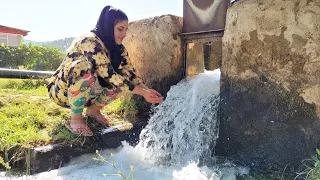 Nomadic village high pressure springs | Nomadic lifestyle of Iran