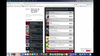 Top2000 stemweek met mijn muzieksmaak
