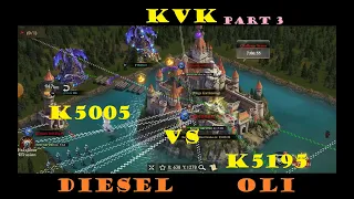 KvK - Part 3/3 K5005 Diesel Oli vs K5195 - Took all thrones | King of Avalon