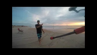 CRAZY GUY TRIES TO FIGHT ME and TWO FISH ON ONE TOPWATER   Mullet Run Fishing St Augustine, Florida