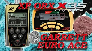 Что купить XP Orx или Garrett Ace Euro? Xp Orx x35 и Ace Euro, обзор и тест на глубину, чешуя/медь.