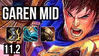 GAREN vs LUX (MID) | 76% winrate, 12/1/6, Legendary | EUW Diamond | v11.2