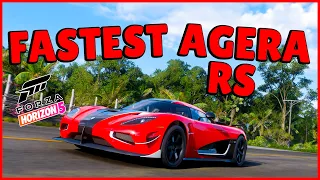 FORZA HORIZON 5 - FASTEST 2017 KOENIGSEGG AGERA RS DRAG BUILD/TUNE - FH5