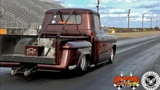 Trent Willson Radical Classic Drag Racing Chevy Truck @ San Antonio Raceway