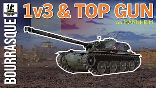 World of Tanks Console:  Bourrasque | Top Gun  | 1 v 3