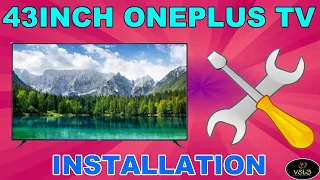 One Plus TV Installation Tamil | 43 Inch TV Installation Video | TV Installation on Wall Tamil