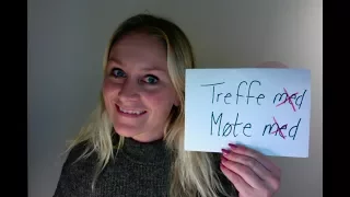 Video 205 Treffe og møte: riktig bruk av verbene