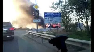 Пожар на пятницком шоссе