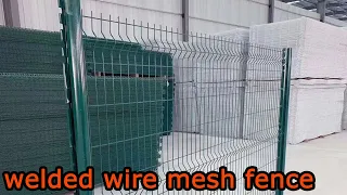 curved welded wire mesh fence,bending fence,3d fence panel welded