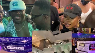 Nhyiraba Kojo flaunts his Mansion & cars as Afia Schwar, other stars flood his birthday party