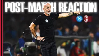 Coach Pioli and Olivier Giroud | #NapoliMilan | Post-match reactions