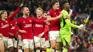 Man United "fight together & celebrate together" Ten Hag after victory over Copenhagen｜Maguire｜Onana