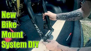 Bike Mount Inside Vehicle DIY - No More Bike Rack!