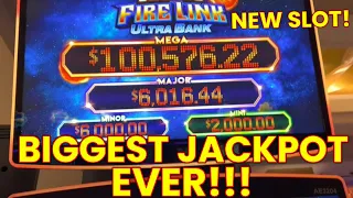 Massive! My biggest win ever on ultimate fire link ultra bank!