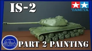 JS/IS-2 Josef Stalin Russian Heavy Tank - 1:35 Tamiya - Part 2 Painting