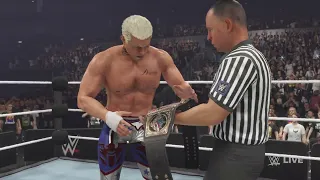 Cody rhodes vs randy orton undisputed wwe universal championship match
