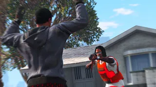 GTA V PC : Realistic deaths #14/STORYLINES/  HOODLIFE, GANGS & MORE (EUPHORIA COMPILATION)