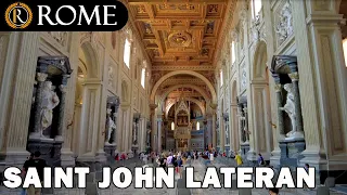 Rome guided tour ➧ Saint John Lateran Basilica [4K Ultra HD]