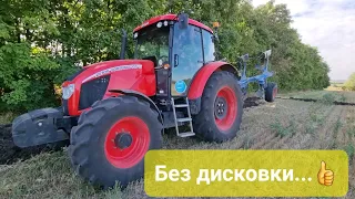 Оранка по стерні. Zetor + Lemken.