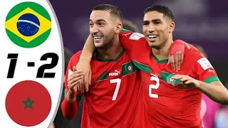 Brazil vs Morocco 1-2   All Goals & Highlights 2023 #euro2024 #morocco #brazil