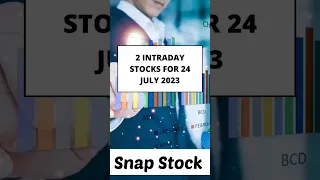 intraday stocks today 24 July 2023 #shorts #sharemarket #intraday #trading #banknifty #india #viral