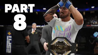 UFC 4 Career Mode Gameplay Walkthrough Part 8 - TITLE FIGHT