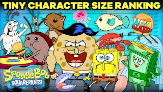 Tiny Character Size Ranking! 📏 | SpongeBob