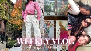 WEEKLY VLOG ♡ (pumpkin patch, bestie brunch, photoshoot for my collection!! tiktok event in NYC+)