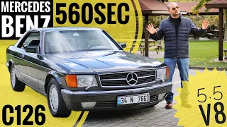 Mercedes 560SEC (C126 / W126); V8 cylinder aesthetic star