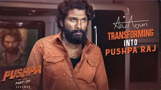 Allu Arjun Transforming into #PushpaRaj | Making Video | #PushpaTheRise | Sukumar