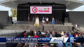 First Lady at Festa Italiana