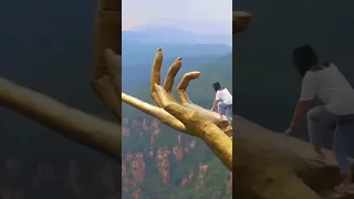 Buddha Hand Bridge in South China Guangtong. #shorts #youtubeshorts #bhuddha #bhuddist