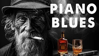 Piano Blues Night - Guitar and Piano for Chilling Mellow Bourbon Serenade
