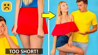 Girls Problems! Cool Outfit DIY And Fashion Hacks