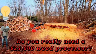 How To Process Firewood Without a Wood Processor.