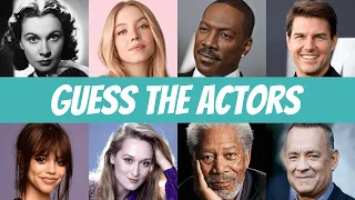 Guess the Actors and Actresses | Guess the Celebrity Quiz