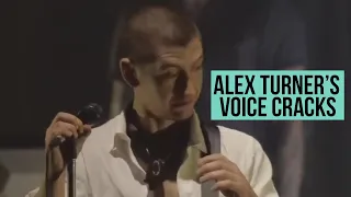 alex turner's voice cracks compilation