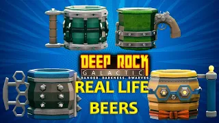 Deep Rock Galactic  beers in REAL LIFE!