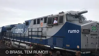 Bolsonaro inaugura trecho da Ferrovia Norte-Sul, Trecho São Simão/GO a Estrela D'Oeste/SP