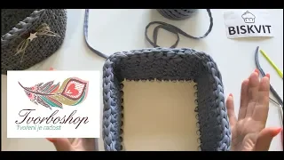 Crochet basket tutorial