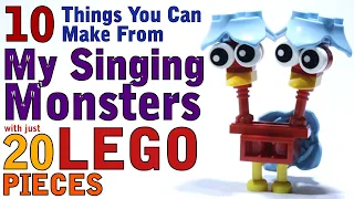 10 My Singing Monsters things you can make with 20 Lego Pieces