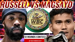 mark magsayo vs gary russel jr live commentary/ featherweight title match