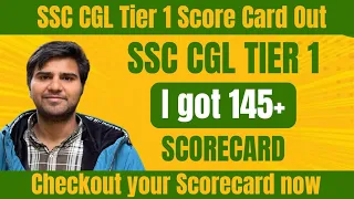 My SSC CGL TIER 1 SCORECARD #ssccgl2022