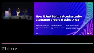 AWS re:Inforce 2022 - How USAA built a cloud security assurance program using AWS (GRC204)