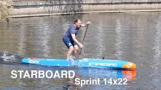 SUP Raceboard Test 2020 | STARBOARD Sprint 14x22
