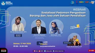 Sosialisasi Pedoman Pengadaan Barang dan Jasa oleh Satuan  Pendidikan