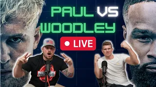 Jake Paul VS Tyron Woodley LIVE REACTION W/ Wonderboy Thompson