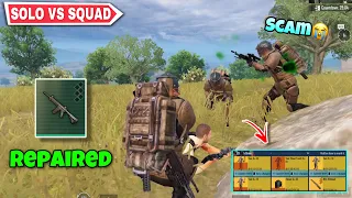 No Armor 🚫 + M416 Repaired Solo vs Squad Challenge In Advance Mode 🔥 Insane🤯 | Metro Royale Chapter9