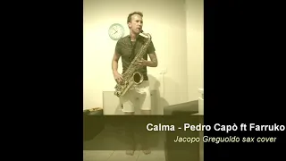 Calma (Pedro Capo ft Farruko) - Jacopo Greguoldo sax cover